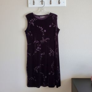 Purple Velvet dress